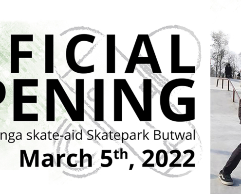 Nepal Butwal skate-aid Skatepark Eröffnung