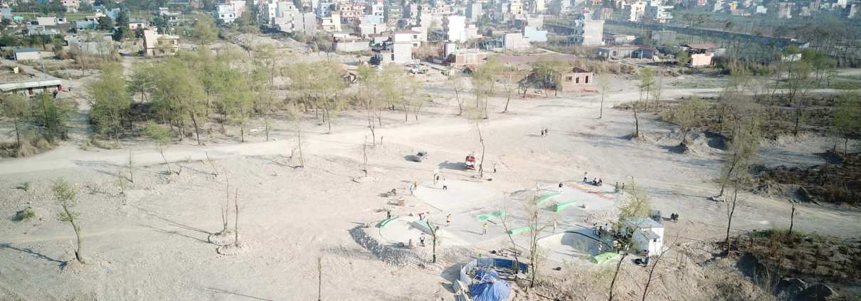 Nepal, Butwal - Skatepark - skate-aid Nepal