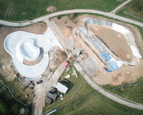 Meerbusch - Skatepark - Baustellenfortschritt